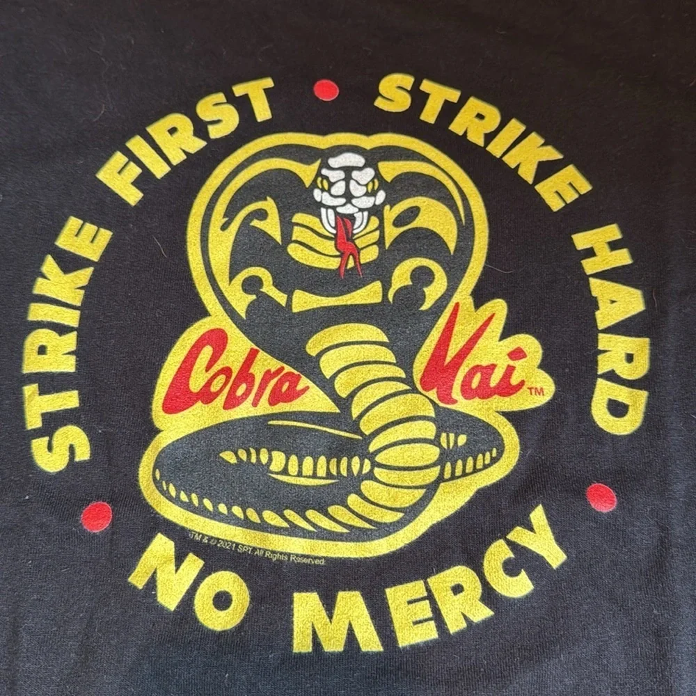 Cobra Kai Black T-Shirt youth large t shirt. New never worn.